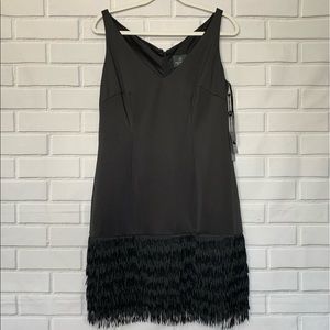 NEW Adrianna Papell Sleeveless Black Evening Dress